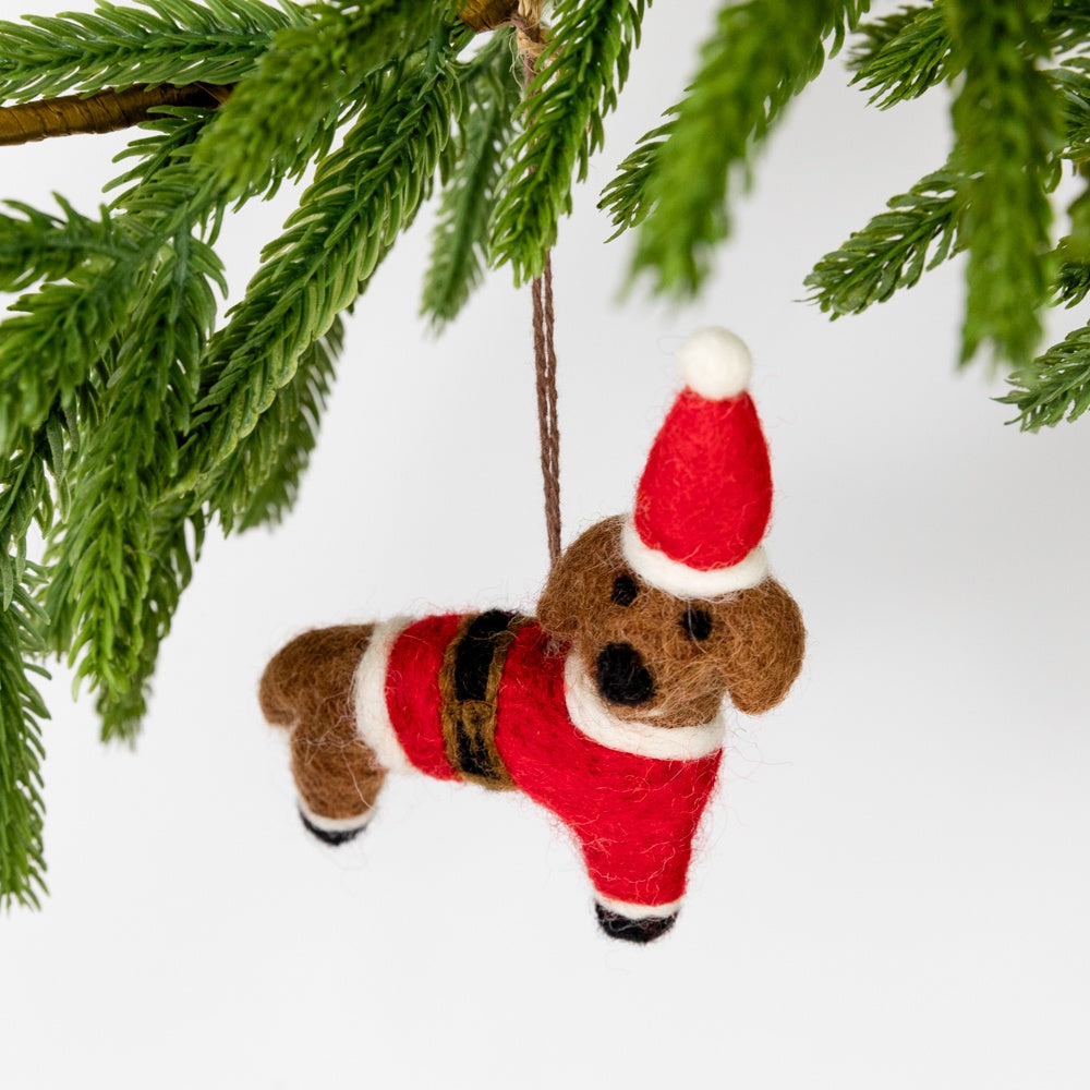 Buddy Festive Dog Ornament