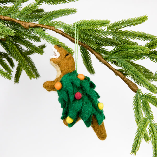 Tree-Rex Dinosaur Ornament