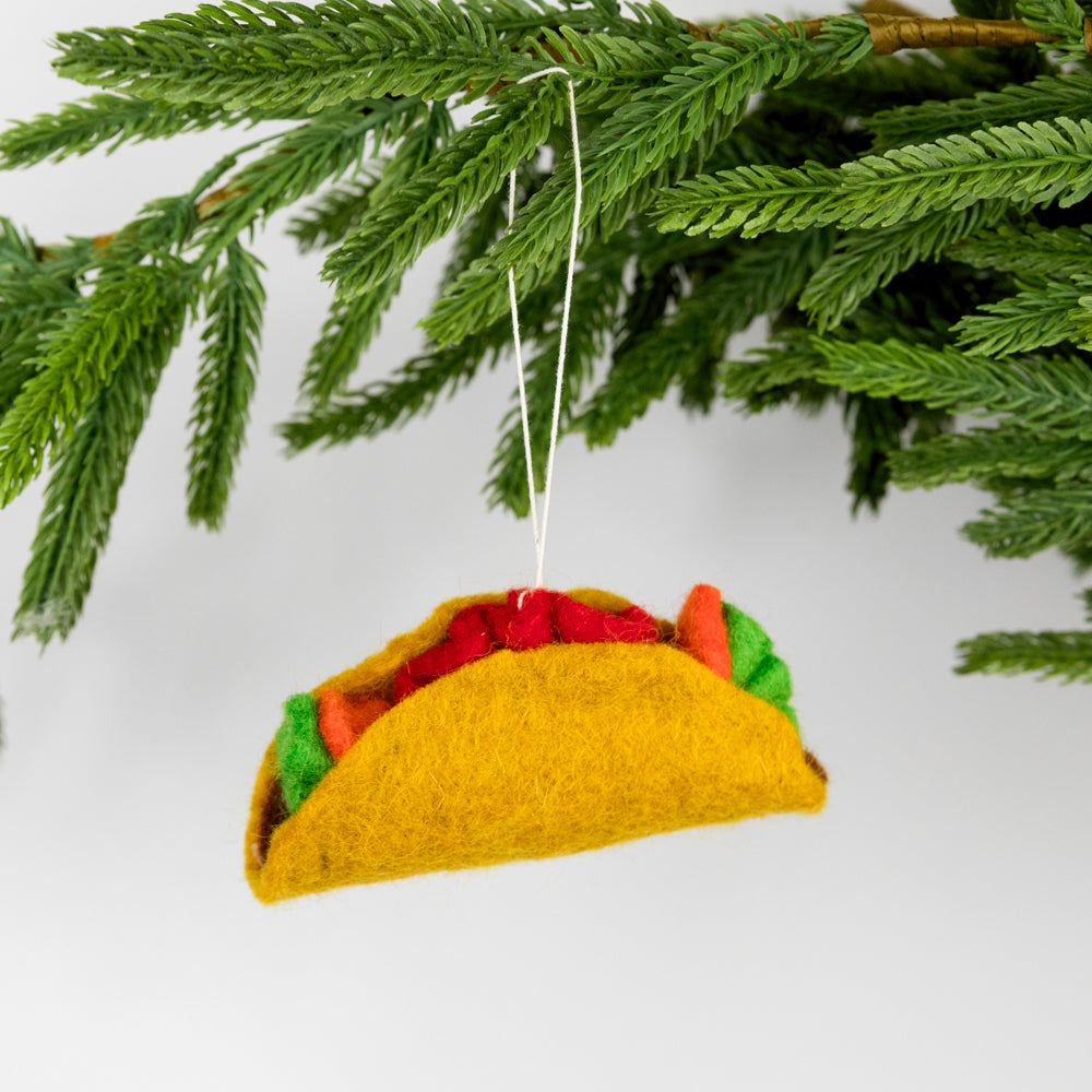Felt Taco Ornament