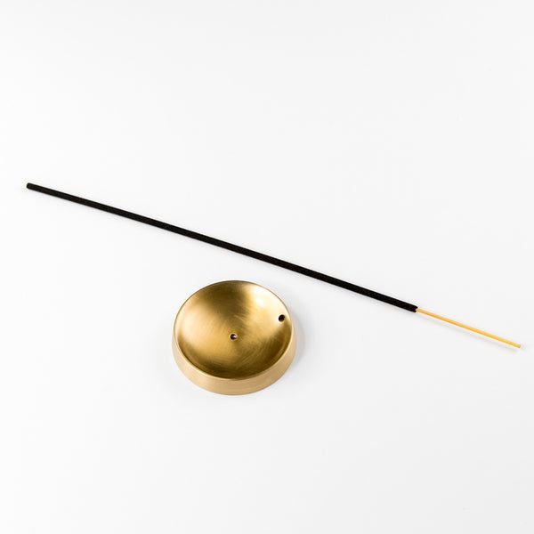 Brass Incense Stand Round by Fog Linen Work