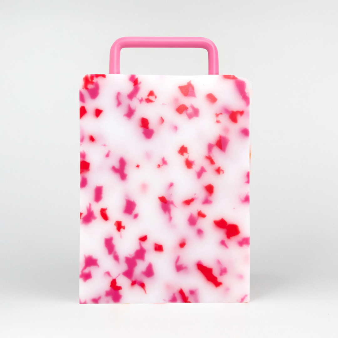 Pink/White Cutting Board: Small