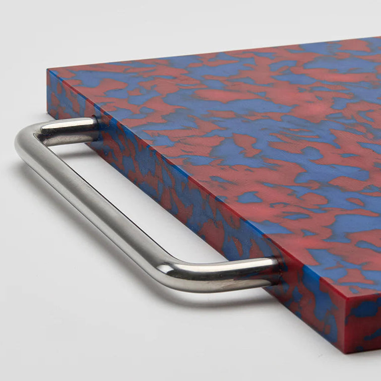 Fredericks & Mae Cutting Board Large Red and Blue