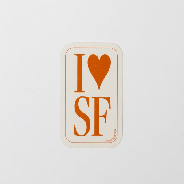 I <3 Sf Sticker