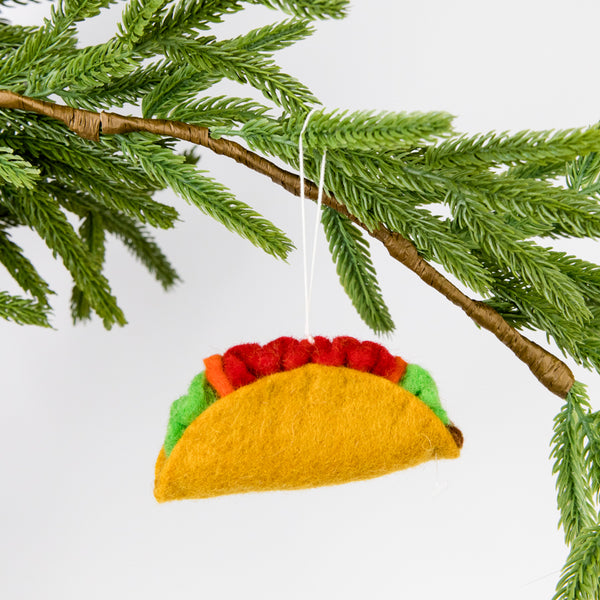 Felt Taco Ornament