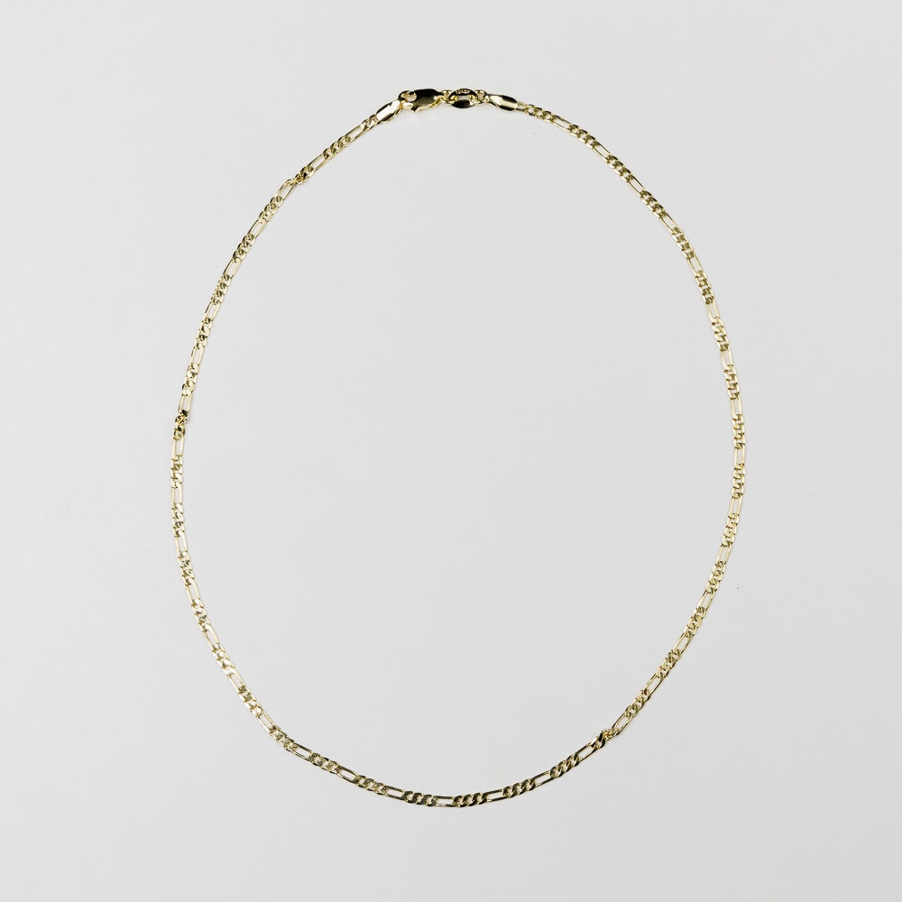 2.5mm Flat Figaro Chain