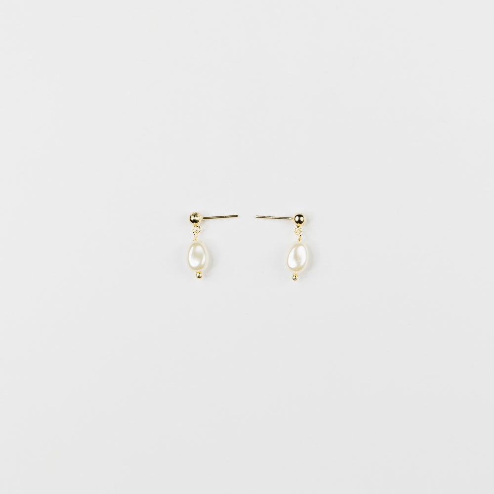 Drop Baroque Pearl Earrings