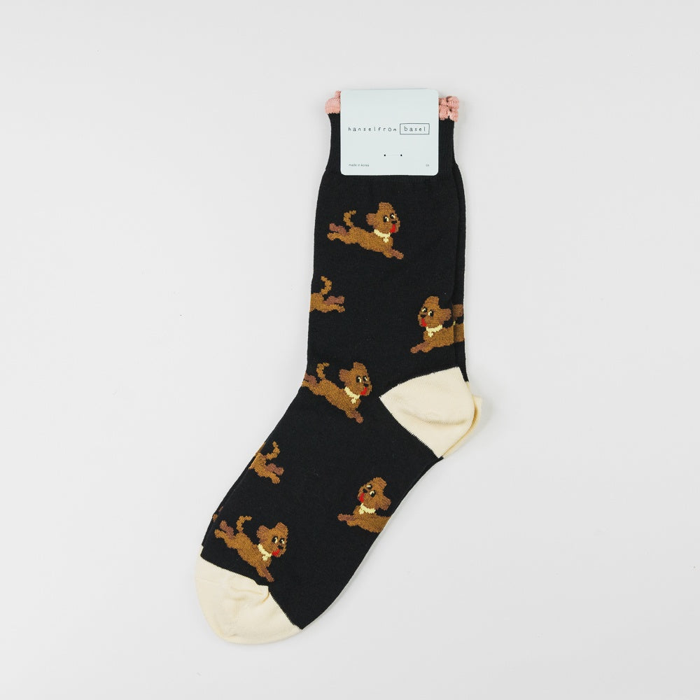 Gus on the Go Crew Socks - Black