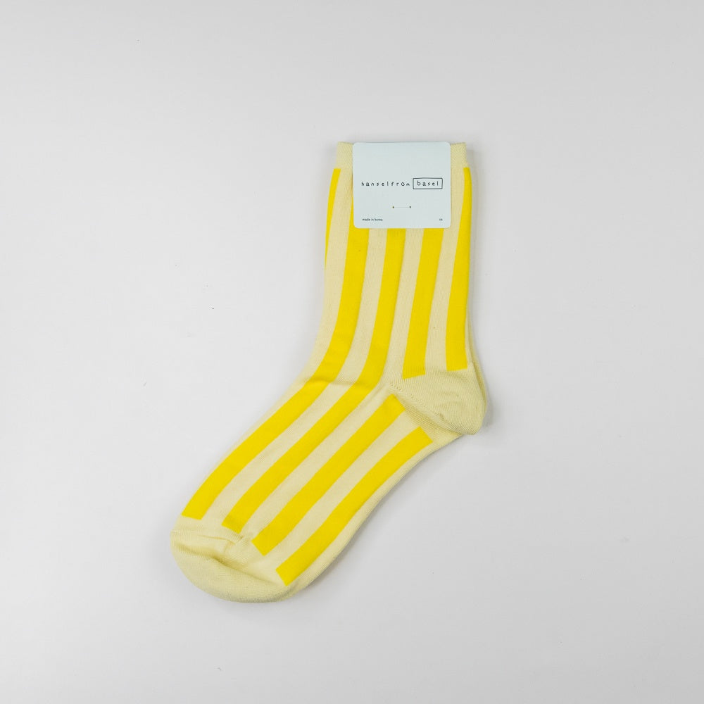 Manchester Crew Socks - Lemon