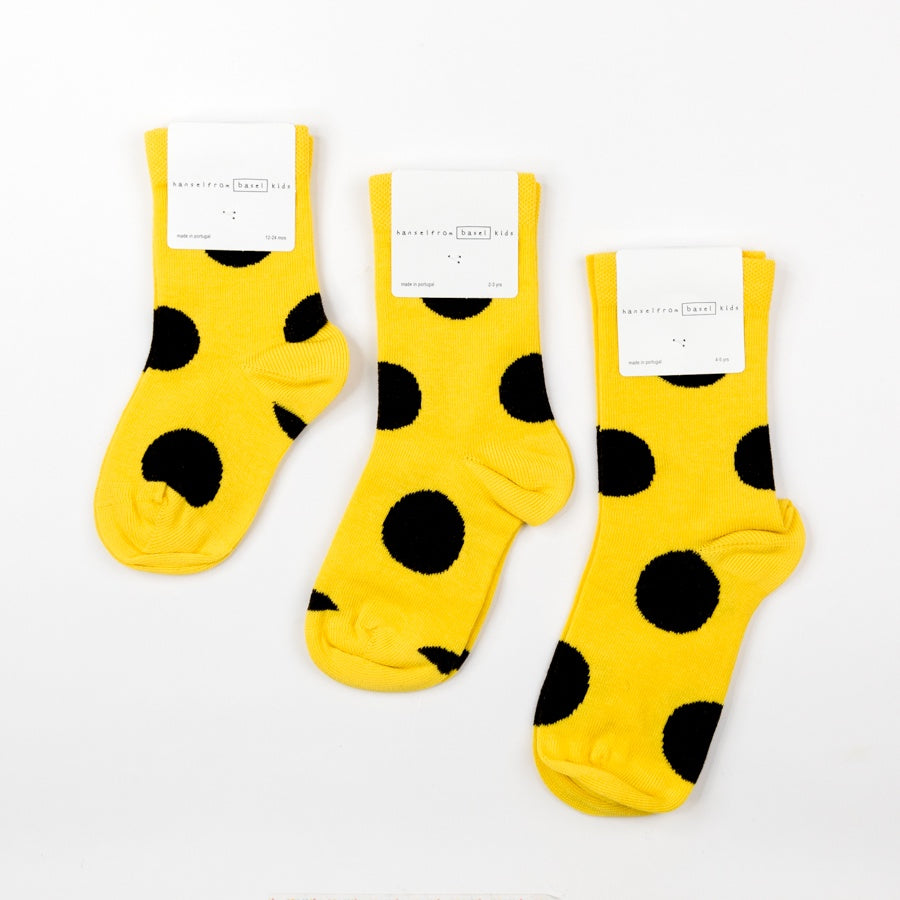 Mini Rie Crew Socks - Yellow