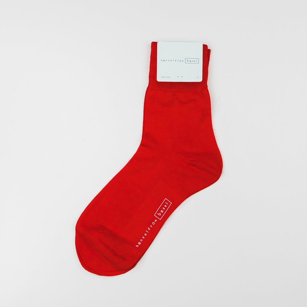 Trouser Crew Socks - Candy Apple