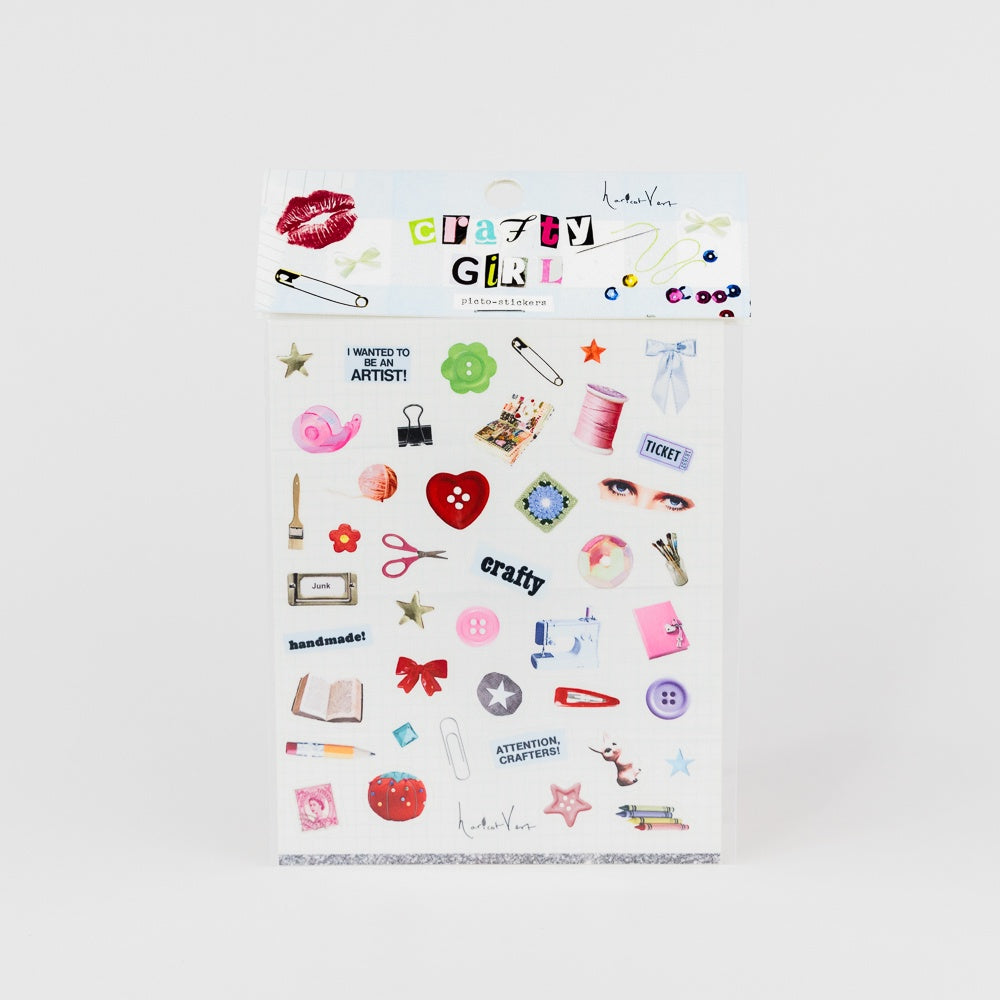 crafty girl picto stickers