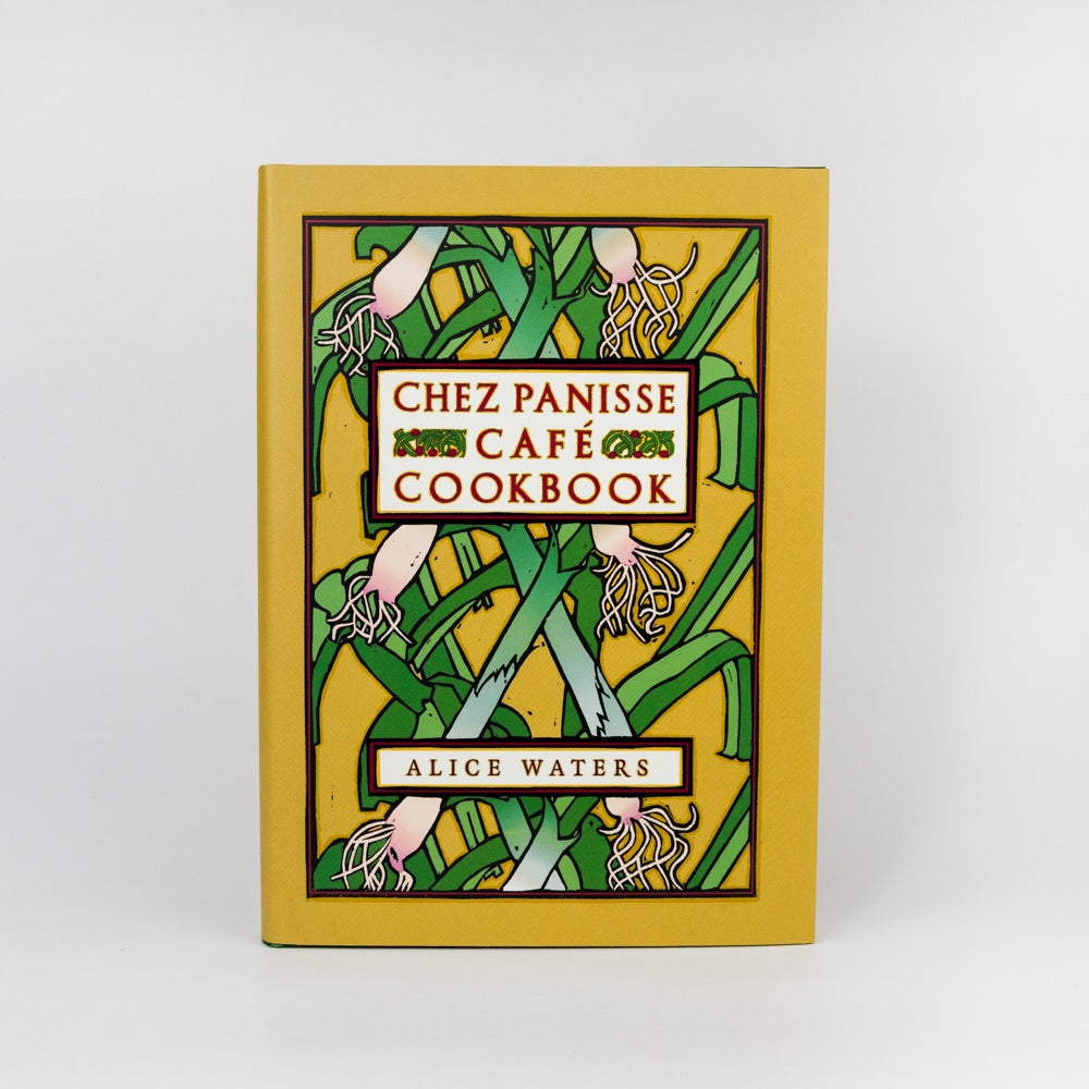 Chez Panisse Cafe Cookbook by Alice Waters on a white background