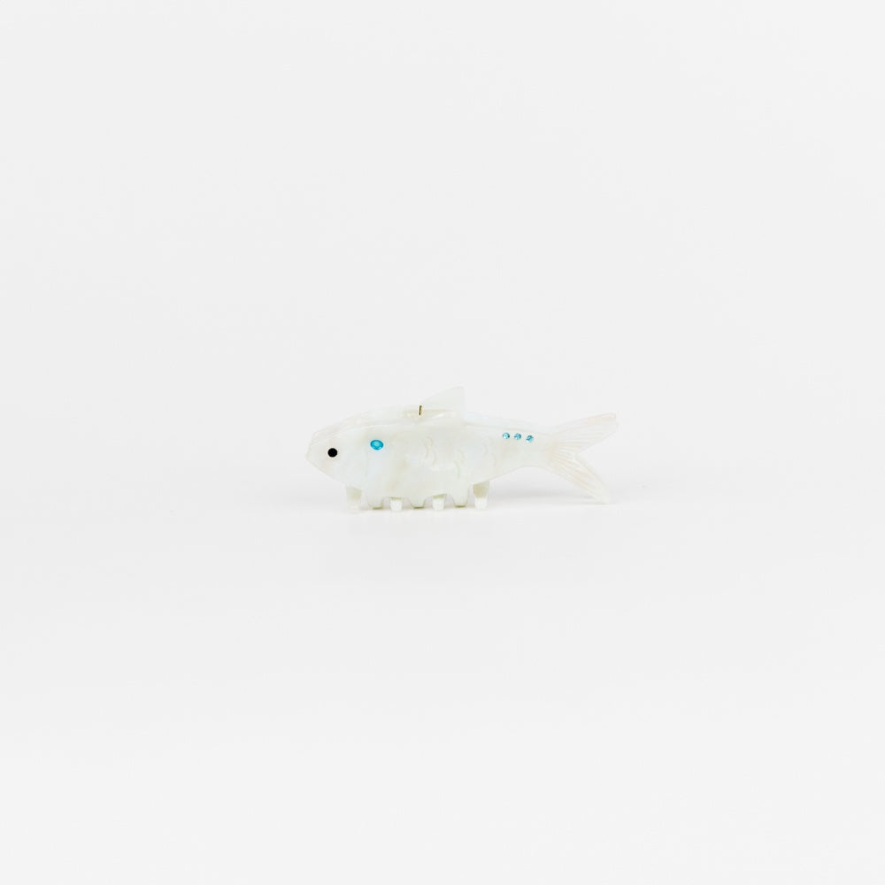 Mini Fish Claw - White