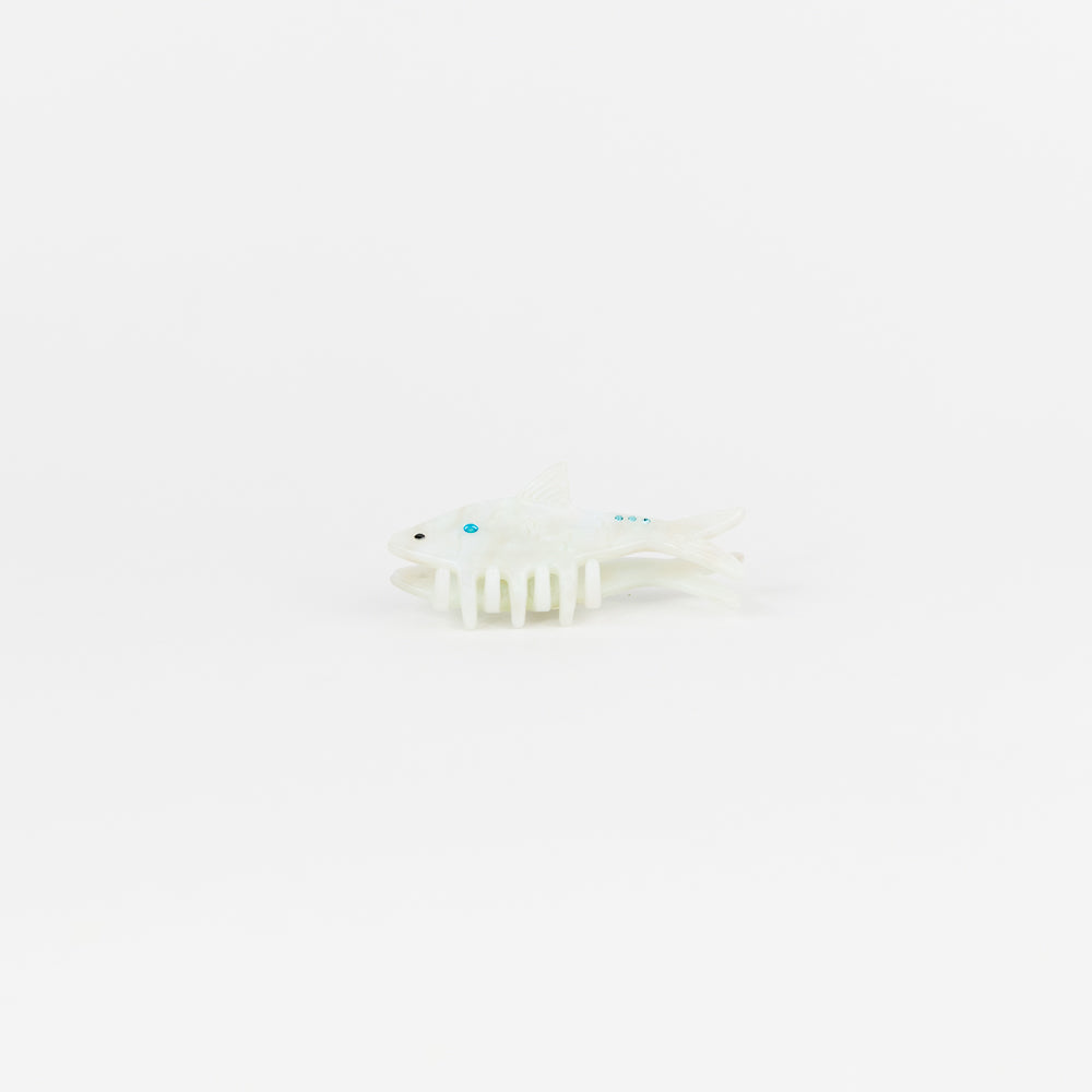Mini Fish Claw - White