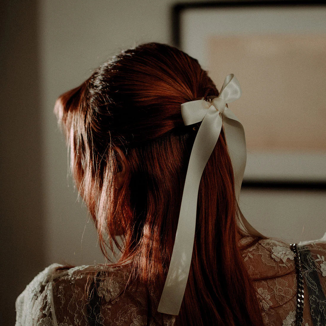 Bow Mini Claw - Rose