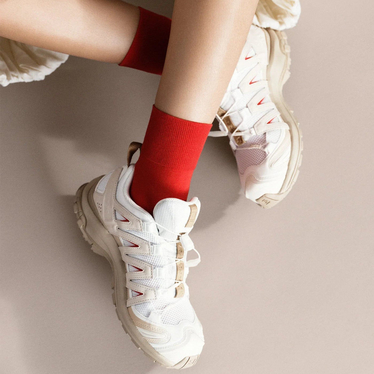 Trouser Crew Socks - Candy Apple