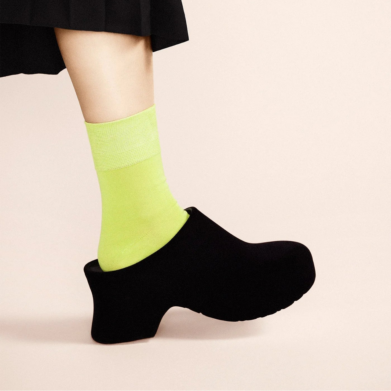 Trouser Crew Socks - Tennis Green