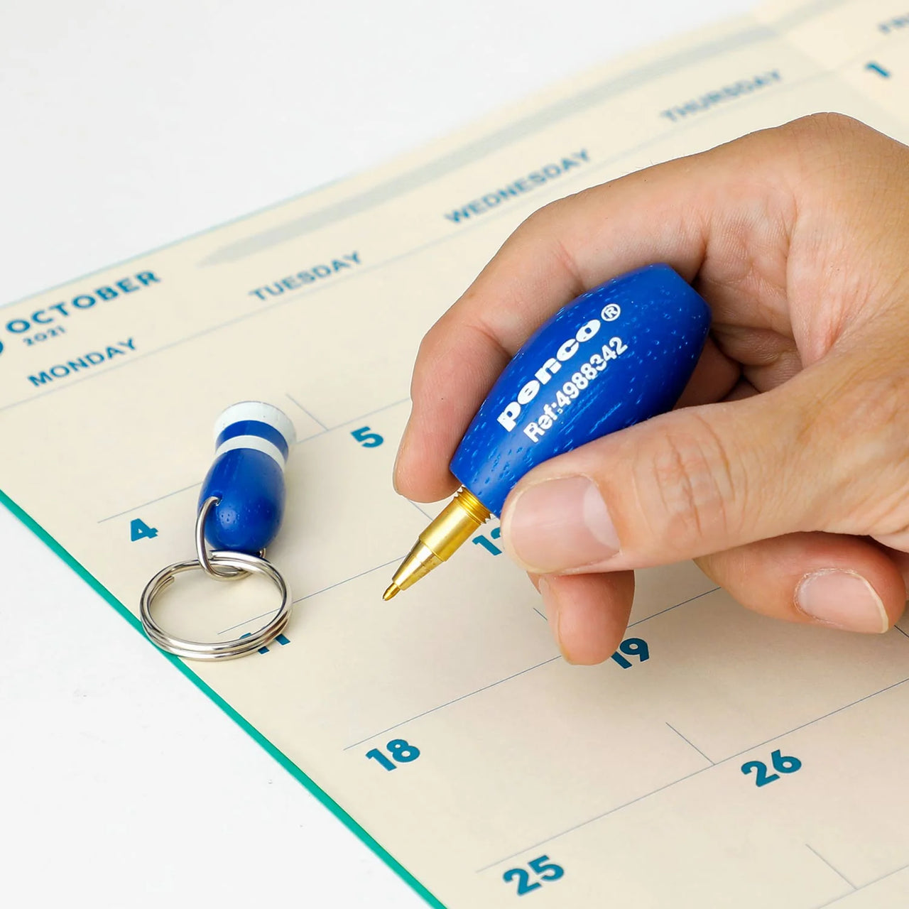 Bowl-point Pen - White