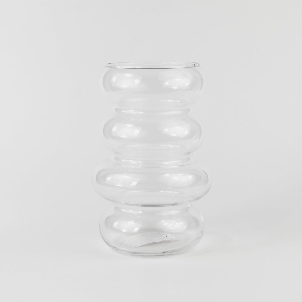 Glass Floral Vase - Clear