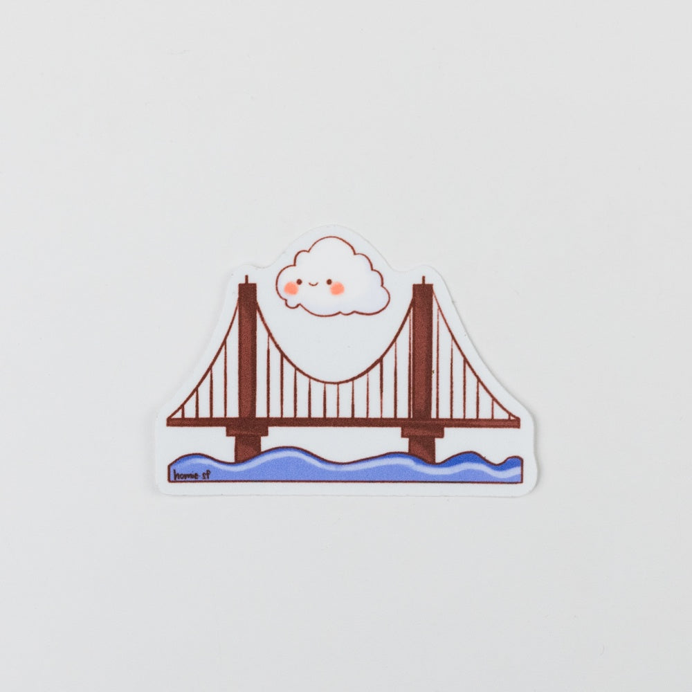 Golden Gate Bridge Matte Vinyl Sticker