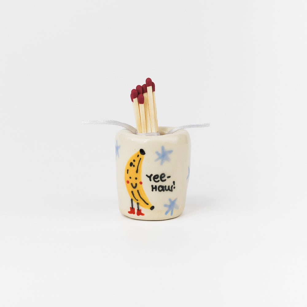 Match Holder - Banana Fruit in Boots