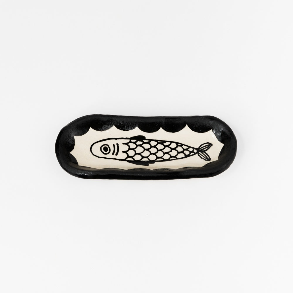 Sardine Trinket Dish - Black
