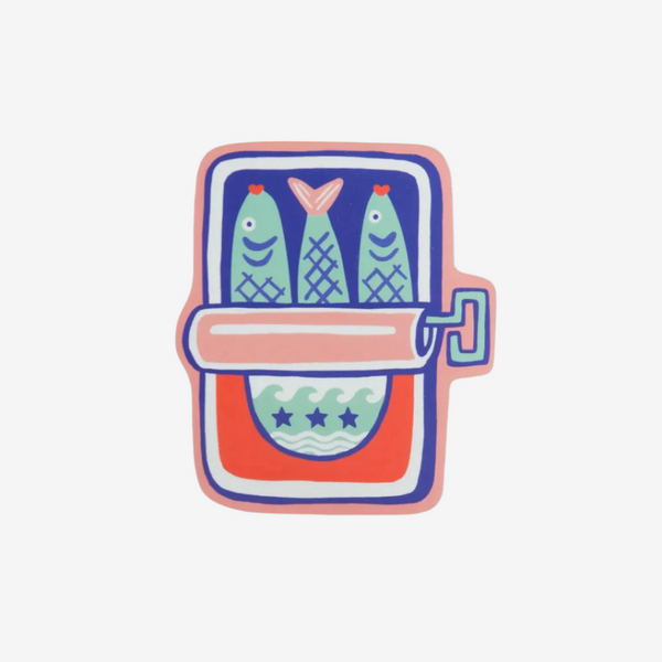 tinned fish sticker by idlewild