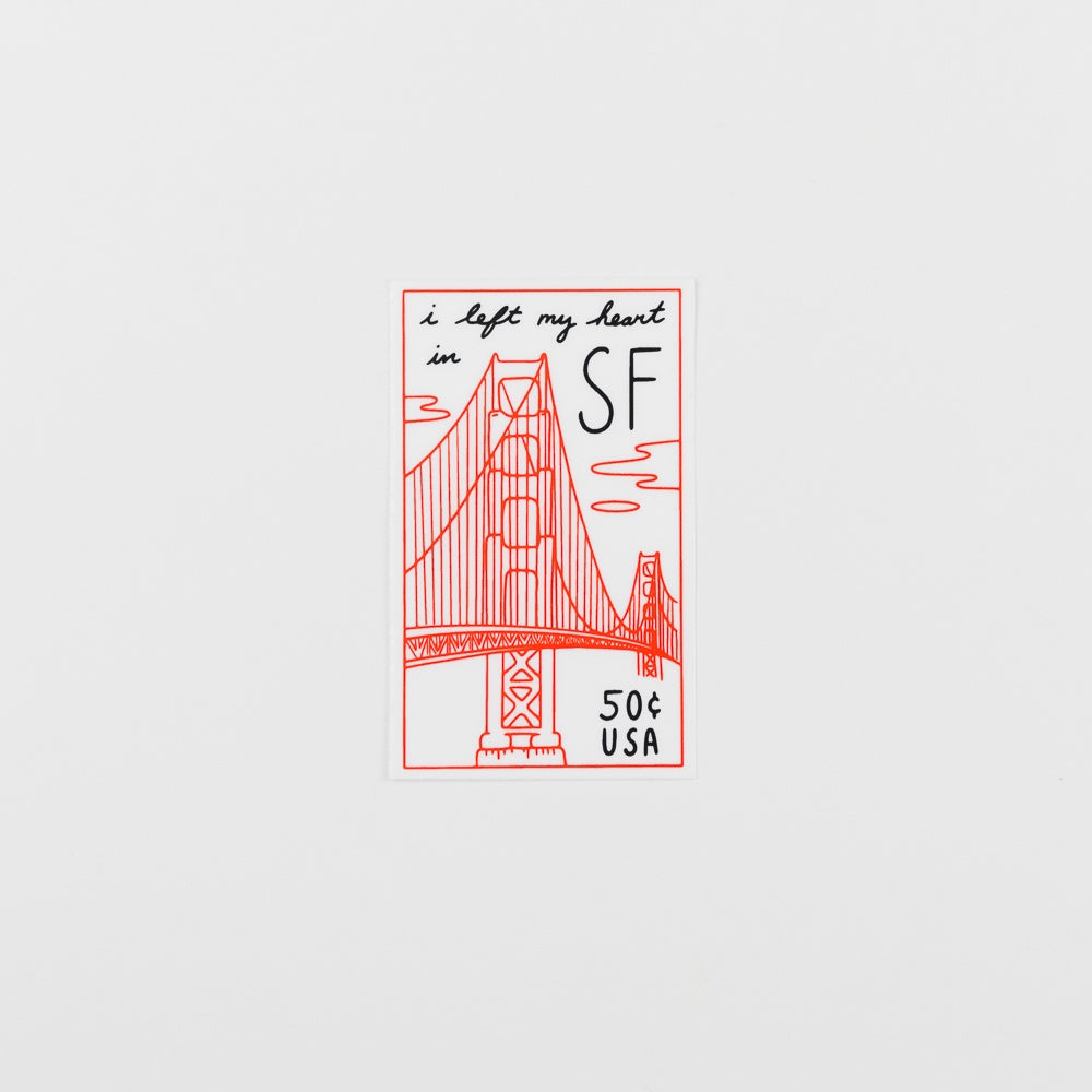 San Francisco Stamp Sticker