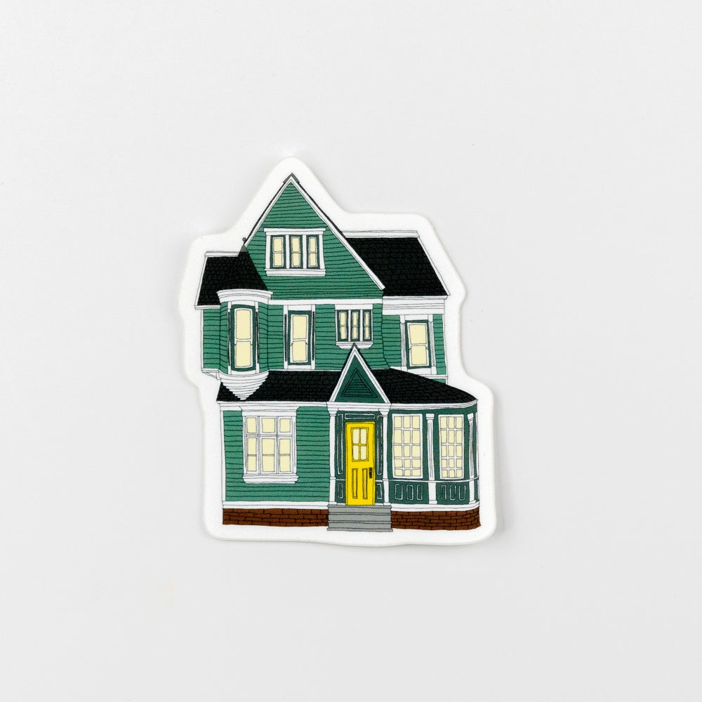 Green Queen Anne Sticker