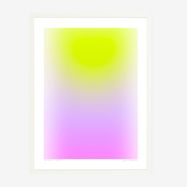 Color Cloud: Let's Go For It (Framed White 12x16)