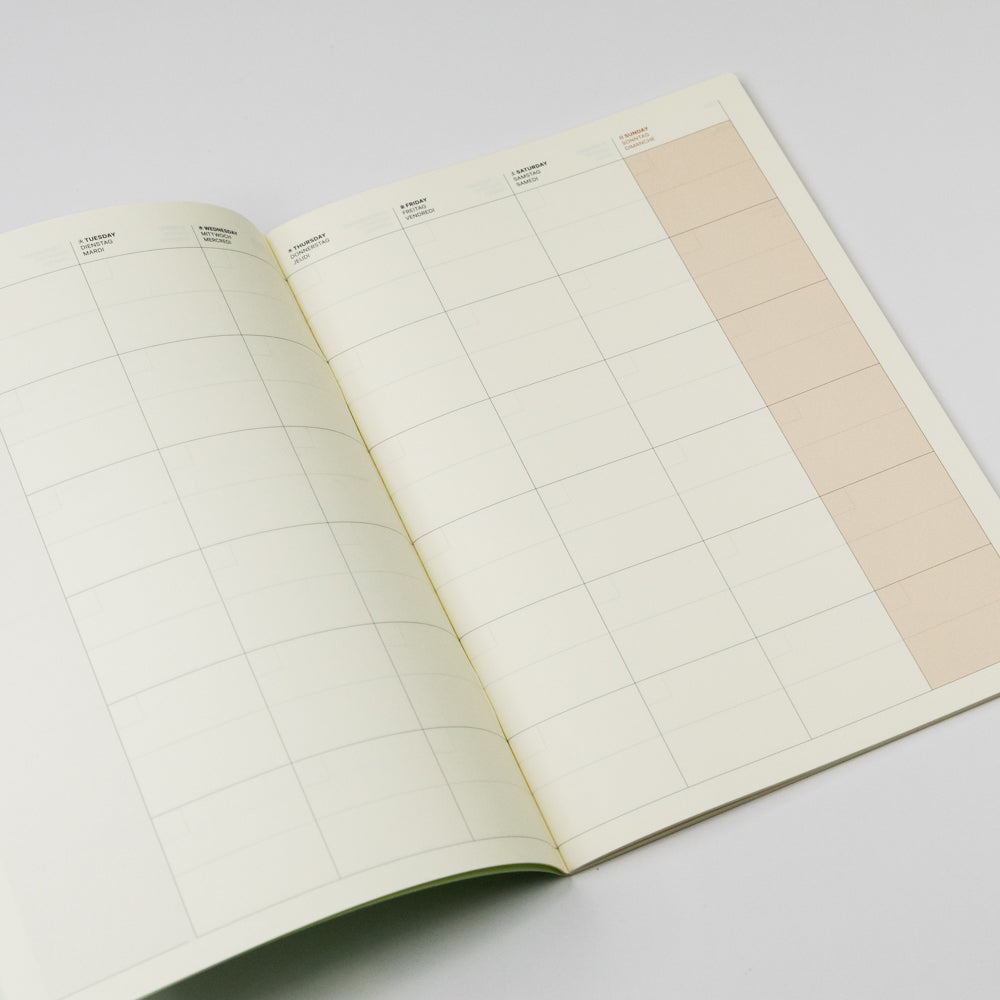Laconic Style Notebook Monthly - Mint