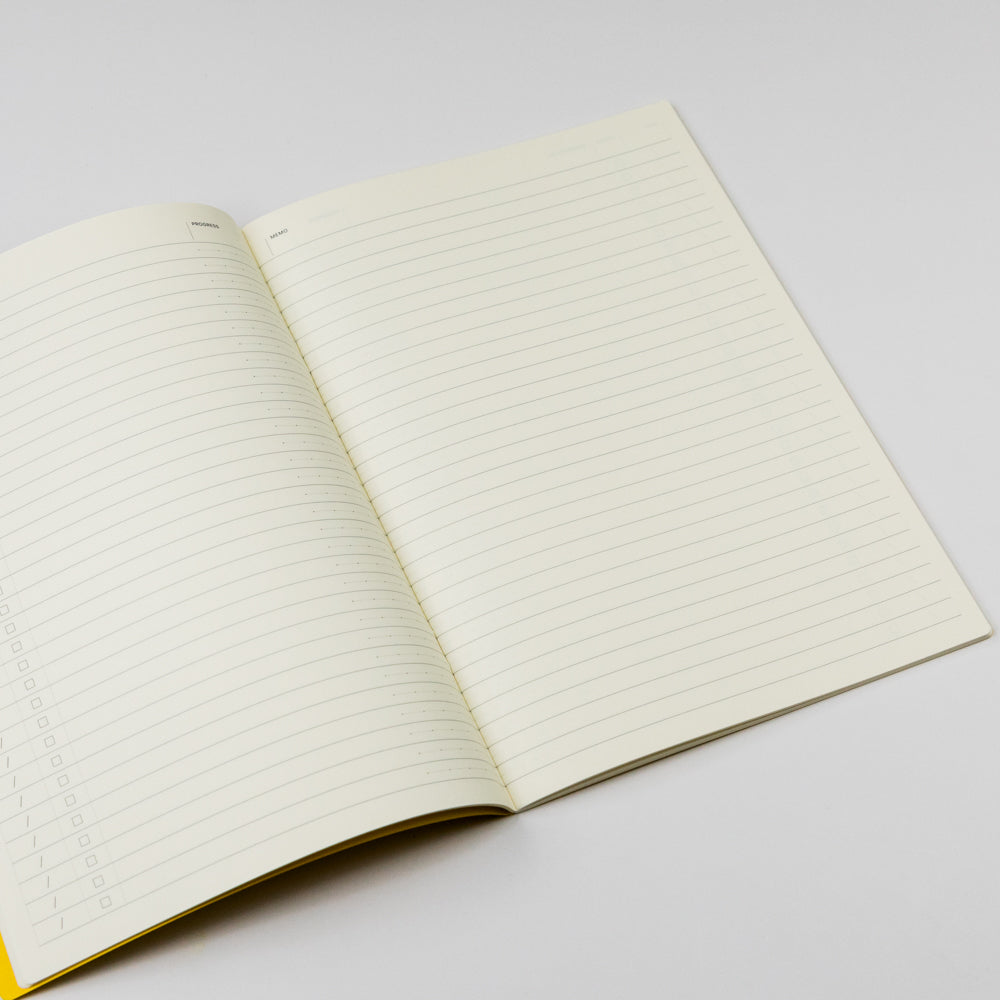 Laconic Style Notebook To-Do - Yellow
