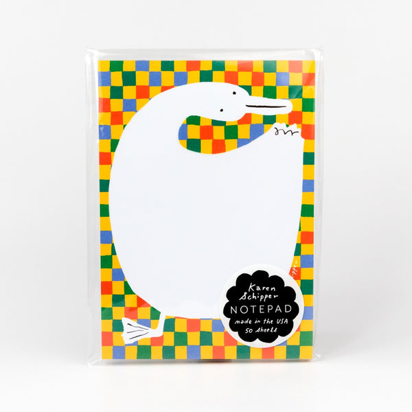 Duck Quilt Notepad