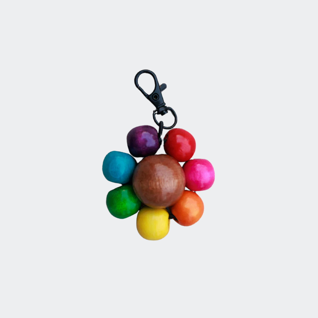 halo-halo flower keychain