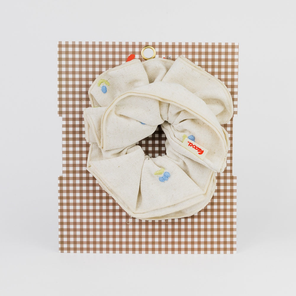 Cream Farmers Market Corset Scrunchie