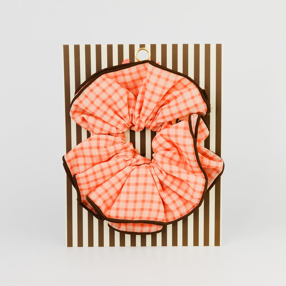 Girlhood Plaid Corset Scrunchie