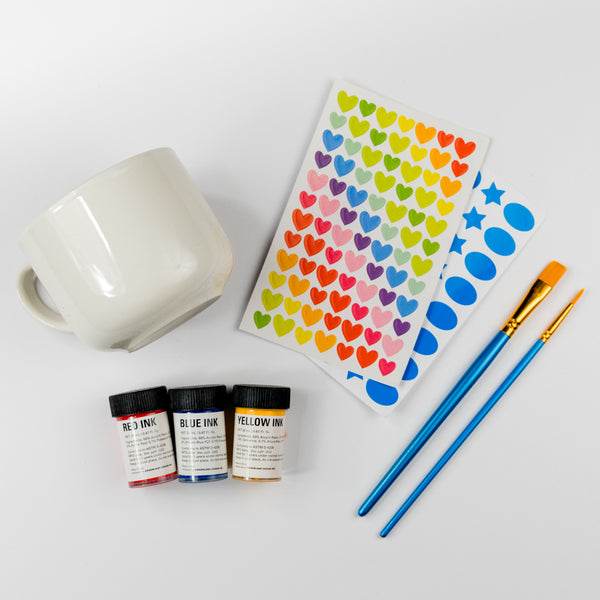 Kikkerland Decorate Your Own Cup Kit