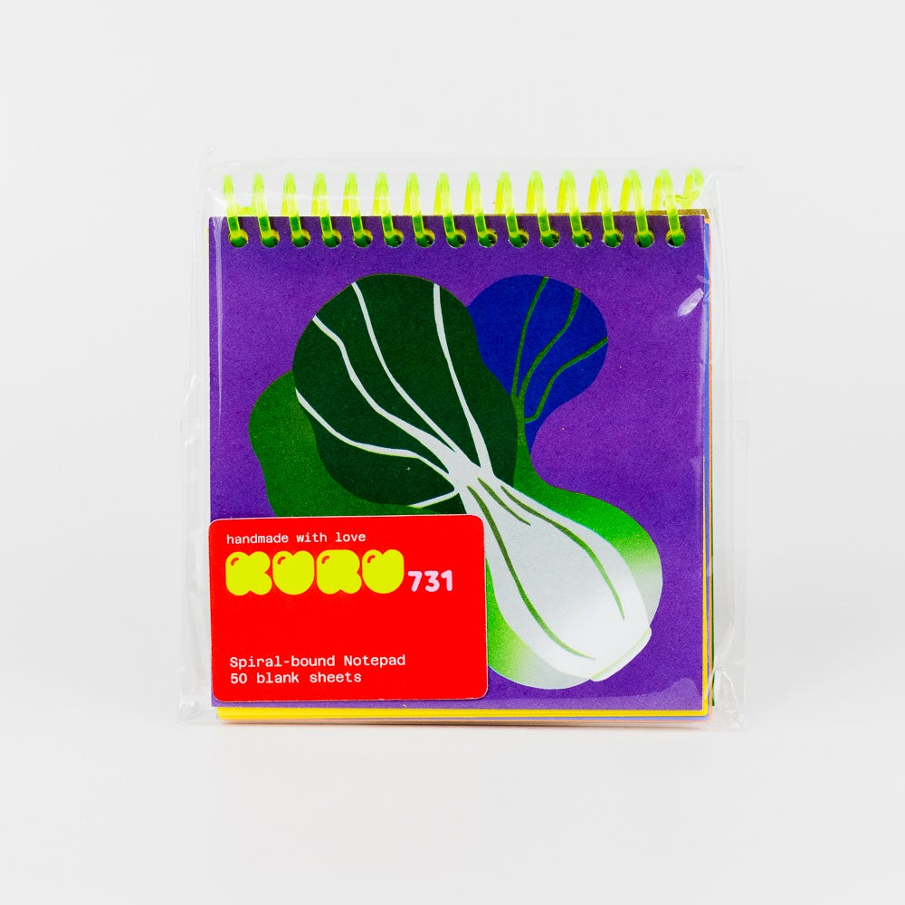 Bokchoy Spiral Notepad