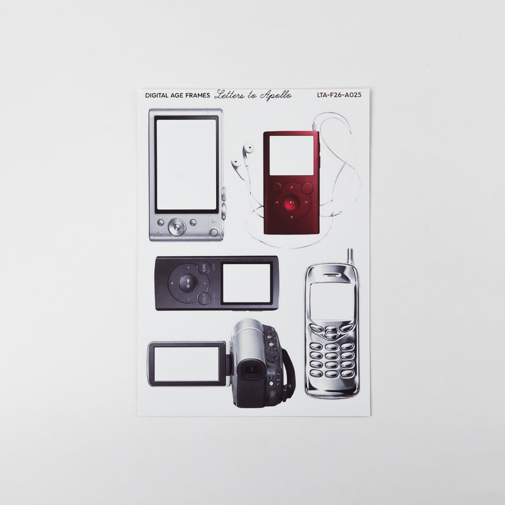 Digital Age Frames Sticker Sheet