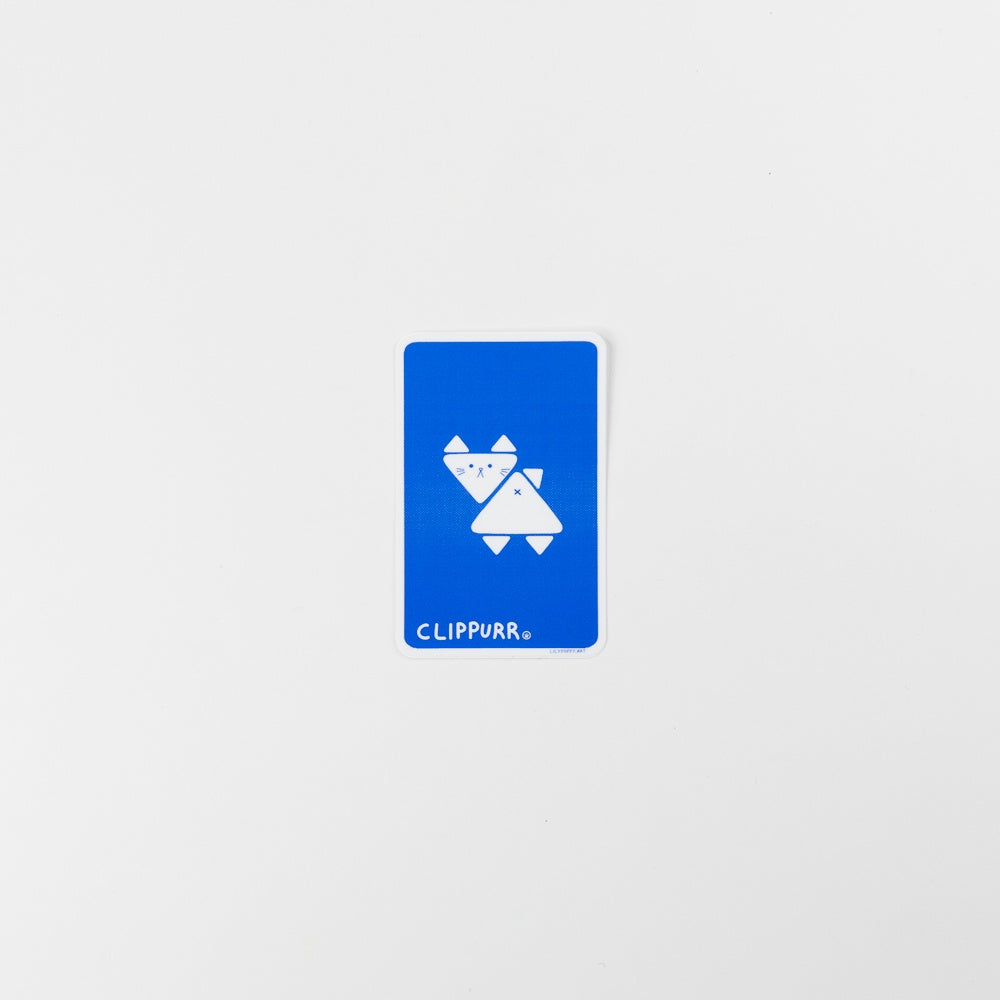 Clipper Card 'clippurr' Cat Sticker