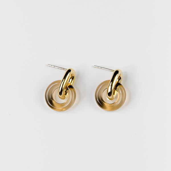 Anna Earrings - Tan