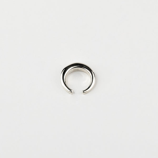 lindsay lewis round ear cuff silver