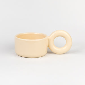 Bigloop Cup by Lola Mayeras in White