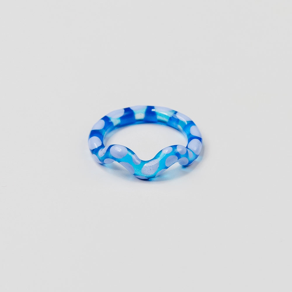 Water Single Wave Ring