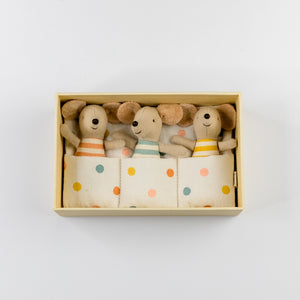 maileg baby triplets in a box