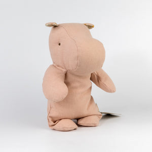 Maileg Small Hippo in Soft Rose