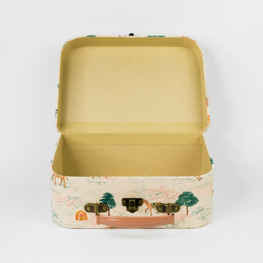 Suitcase - Unicorn Print