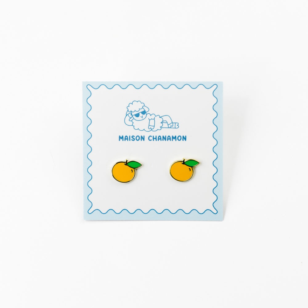 Orange Earrings