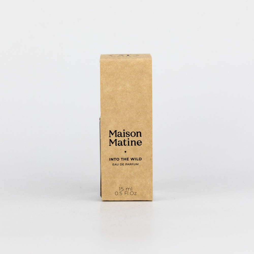 Maison Matine perfume box on a white background