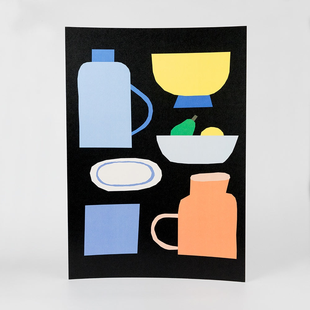 Dinner Table Art Print - A3